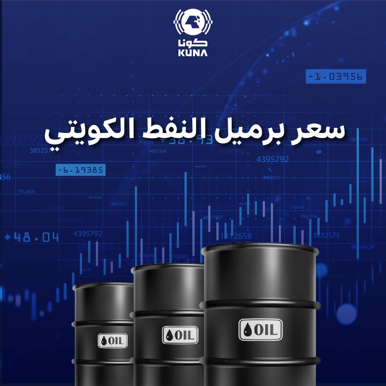 سعر برميل النفط الكويتي ينخفض 26 سنتا ليبلغ 12ر70 دولار